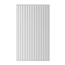 Lamelgardin hvid 100 x 250 cm